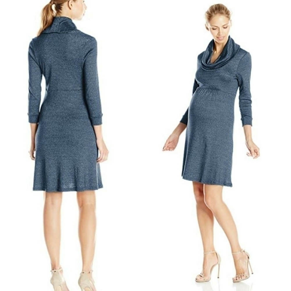 Michael Stars Maternity Slate Dress OneSize - Picture 2 of 13